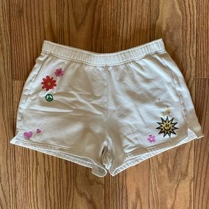 white PacSun shorts!